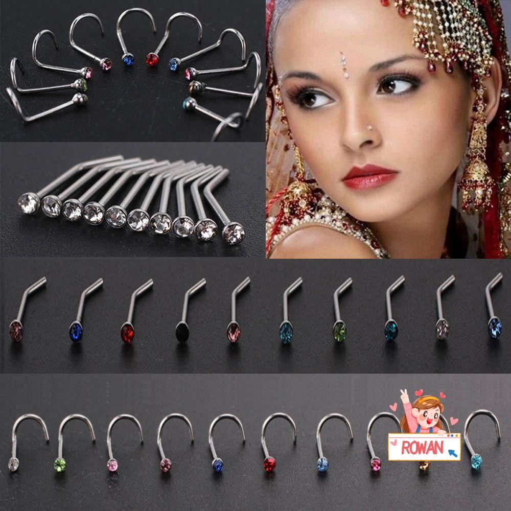 Bộ 10 Khuyên Mũi Mỏng Thời Trang Cá Tính|Đinh Tán Chất Lượng Cao Chuyên Dụng