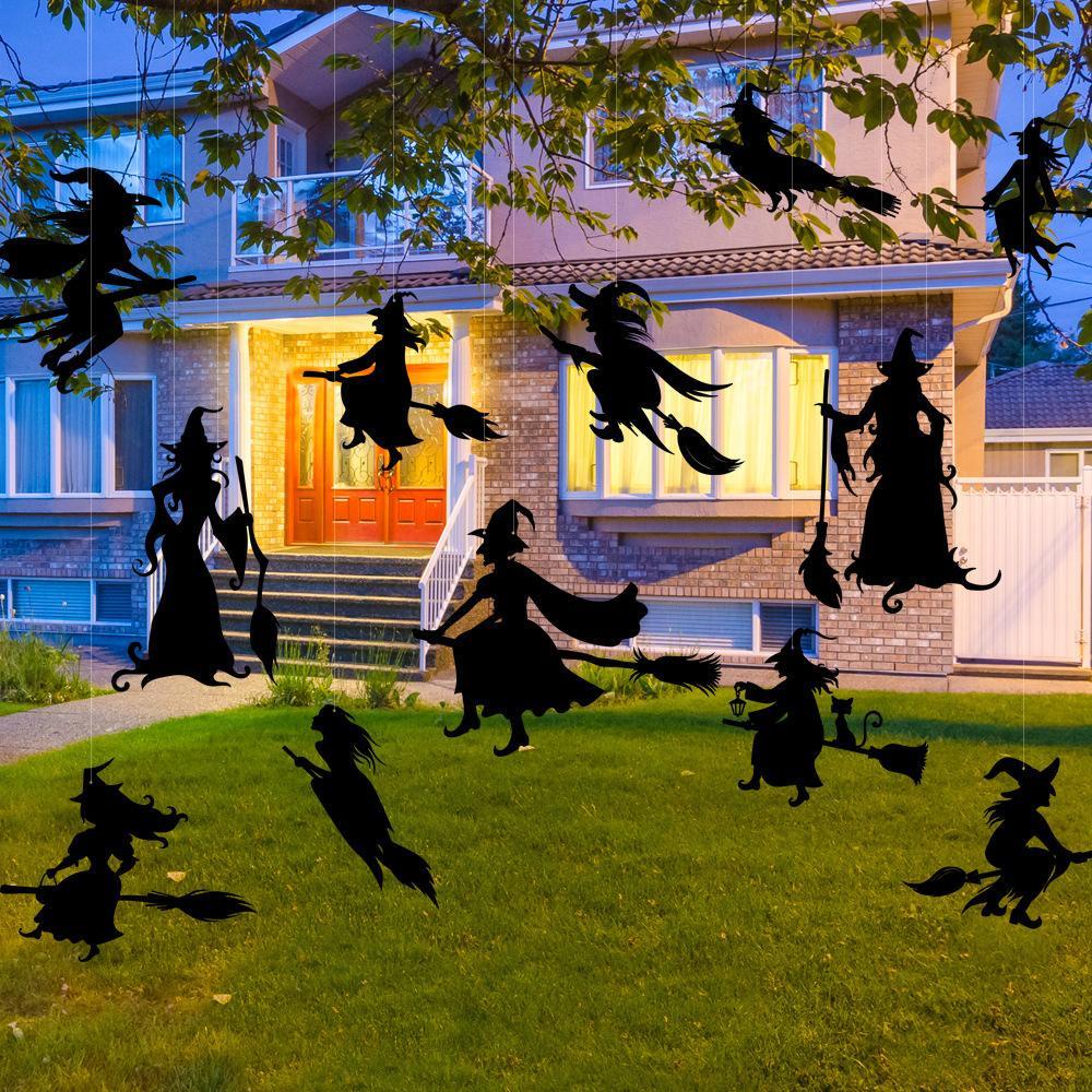 Krny Tiệc Tùng Hiệu Ứng Dạ Quang Ba Chiều Hình Mèo Đen Phát Sáng Trong Tối