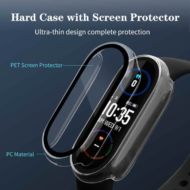 Miếng Dán 3D Chống Nước Chống Sốc Bảo Vệ Màn Hình Cho Xiaomi Mi Band 8 7 6 5 4 Miband8