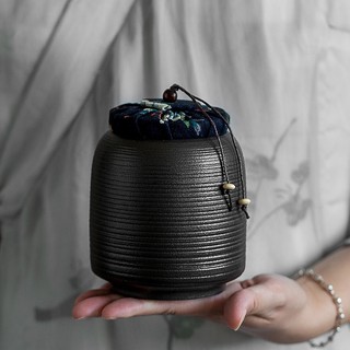 Bộ ấm trà chất liệu pu chống ẩm màu đen