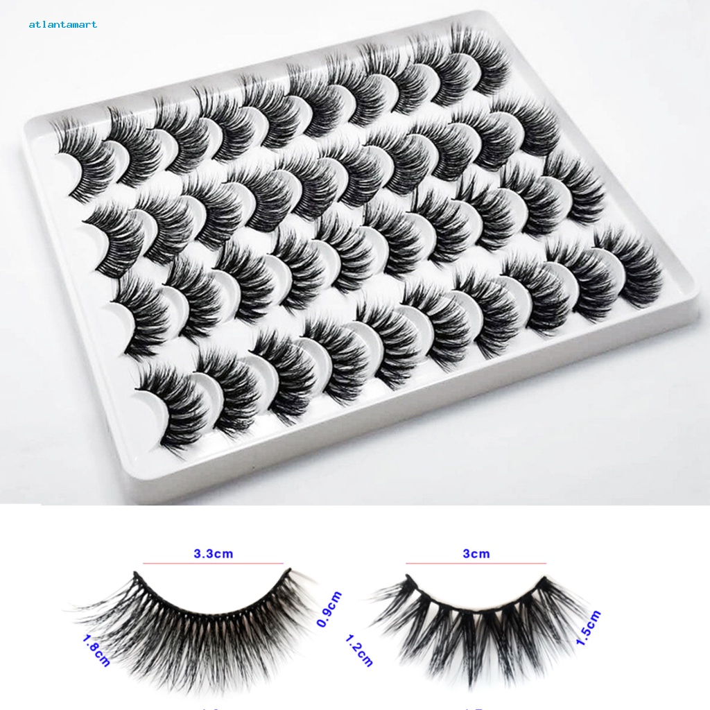 Túi Đựng Đồ Dùng Cao Cấp Tiện Dụng| Set 20 Cặp Lông Mi Giả 6D Dày Tự Nhiên