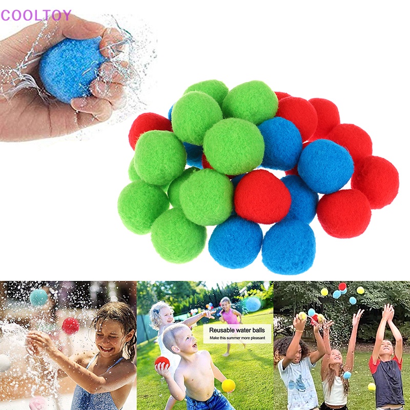 Cooltoy Set 10 Quả Bóng Nước Thể Thao Bãi Biển Mùa Hè Có Thể Tái Sử Dụng Cho Trẻ Em