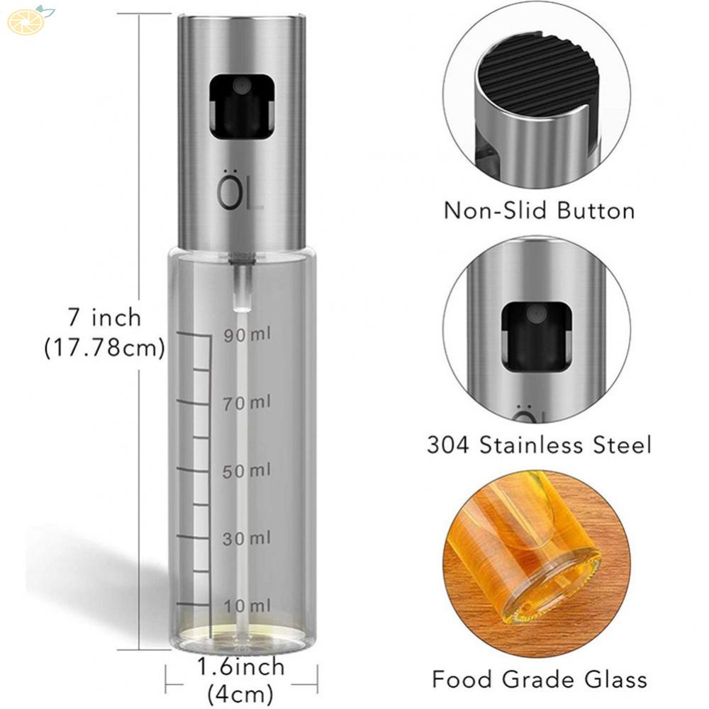 【VARSTR】Graduated Bottle 3.4oz /100ml Portable Sprayer 1 Pcs For Outdoor Barbecue