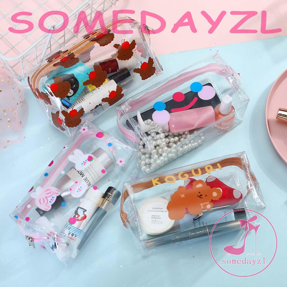 Túi Đựng Mỹ Phẩm Son Môi Bằng PVC Trong Suốt Đa Năng Cho Nữ