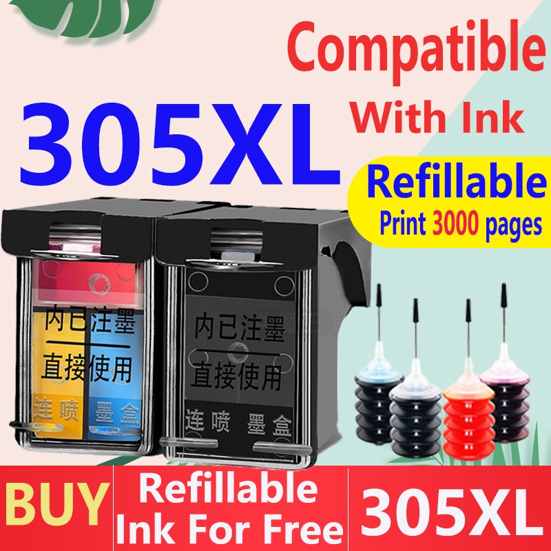 Hp Hộp Mực In Cho Máy Tính HP 305 305XL HP Deskjet 2710 2720 plus 4110 4120 4130 6010 6020 2723