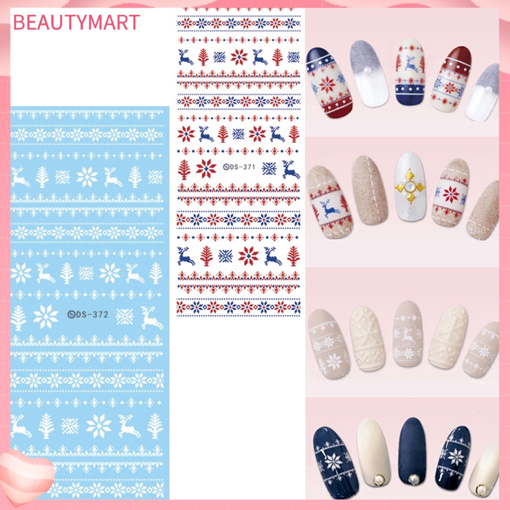 1 Tờ Sticker DS371 DS372 Chống Thấm Nước Thân Thiện Với Môi Trường Dùng Trang Trí Móng Nghệ Thuật