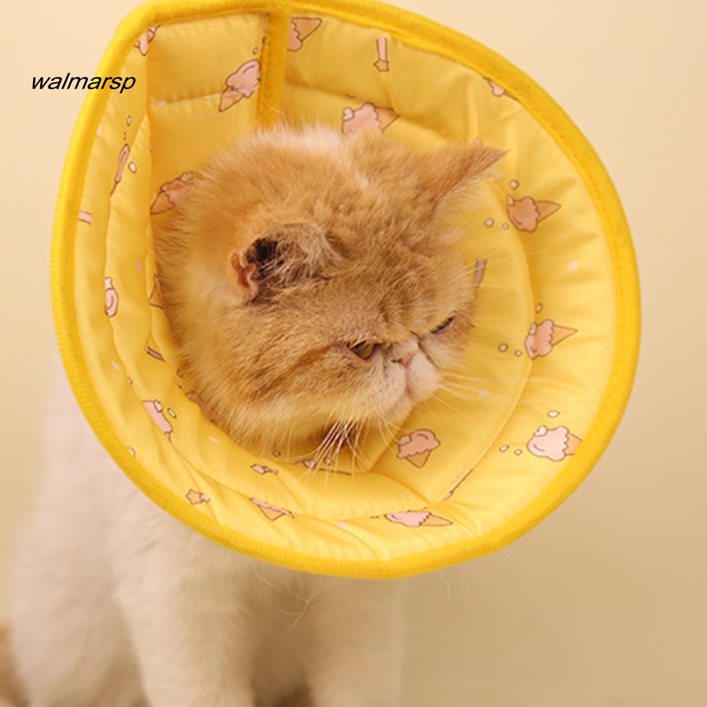 Băng Quấn Cổ Thoáng Khí Thoải Mái Chống Cắn Hình Nón Hoạt Hình Dễ Thương Cho Thú Cưng