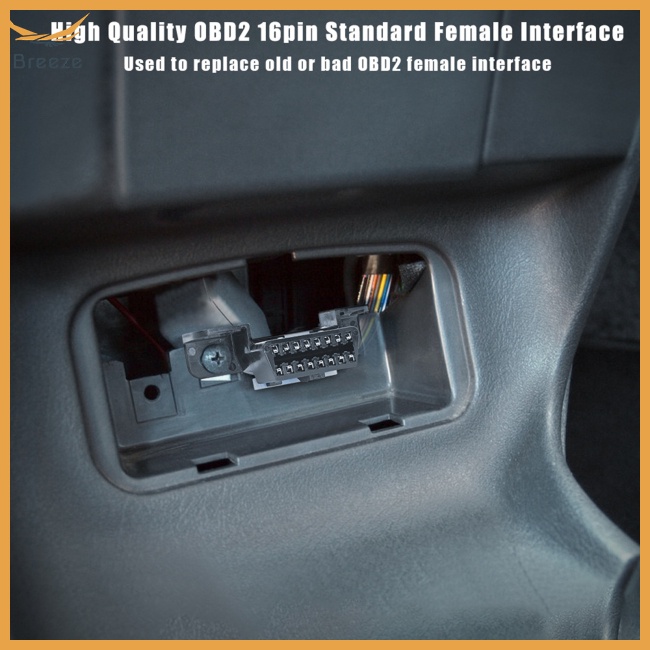 Dây Cáp Nối Dài 10cm 16pin J1962f Obd2 Female Cho Các Thiết Bị Thủ Công