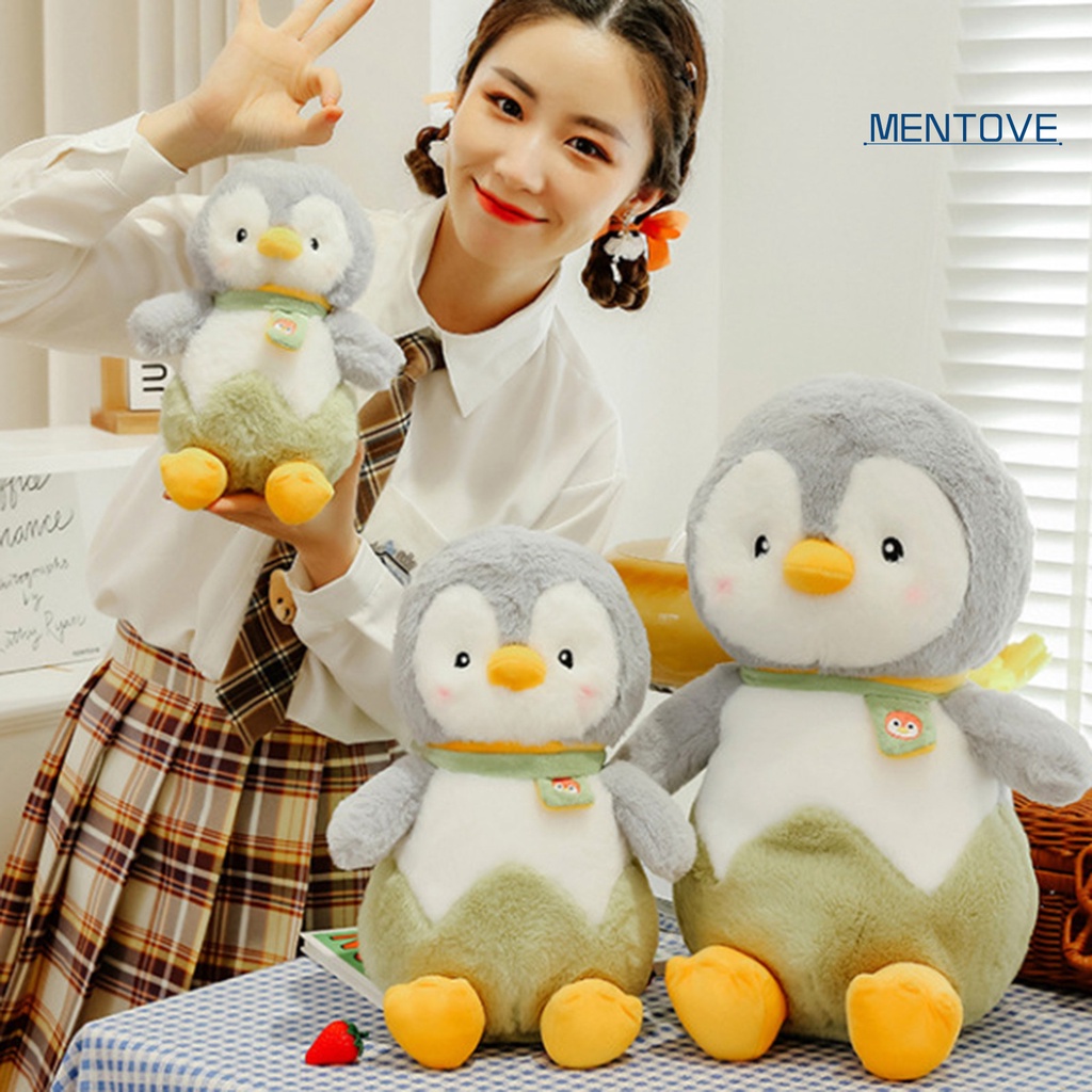 Chim Cánh Cụt Nhồi Bông Mềm Mại Trang Trí Phòng Ngủ