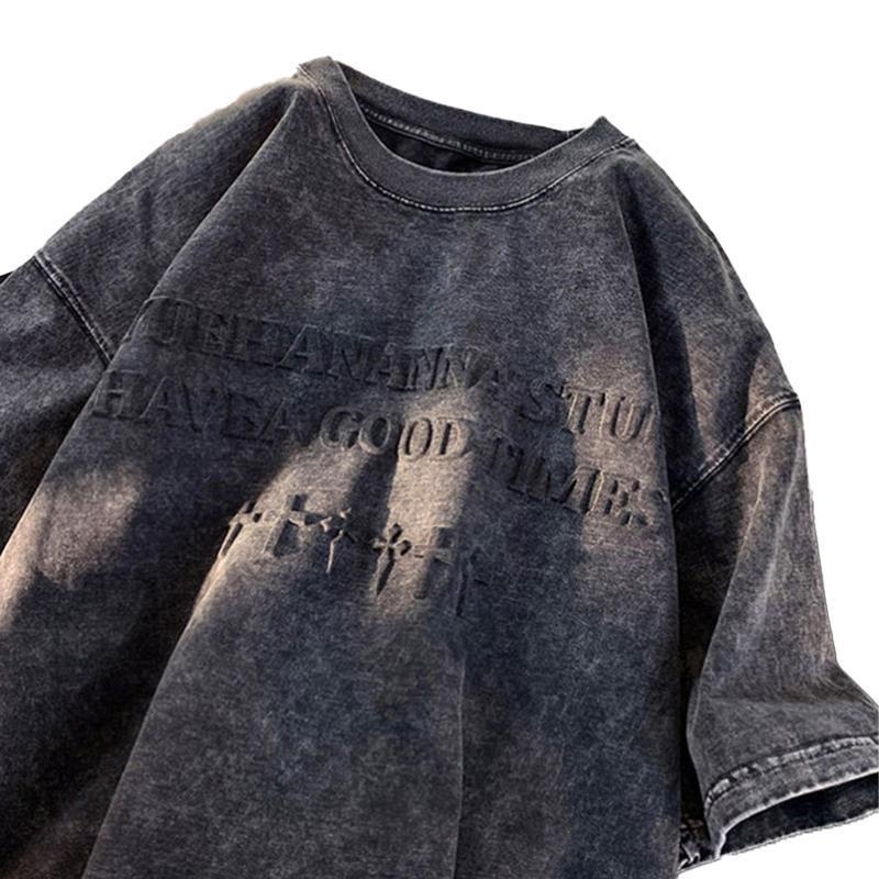 Áo thun nam đẹp，áo nam，thời trang nam，đồ bộ nam，áo phông nam，Áo Thun Tay Ngắn Phong Cách Âu Mỹ Trọng Lượng Nặng 320g Dành Cho Nam，áo phông xanh，bigsize t shirt，đen，trắng，xám，kaki，xanh lam，