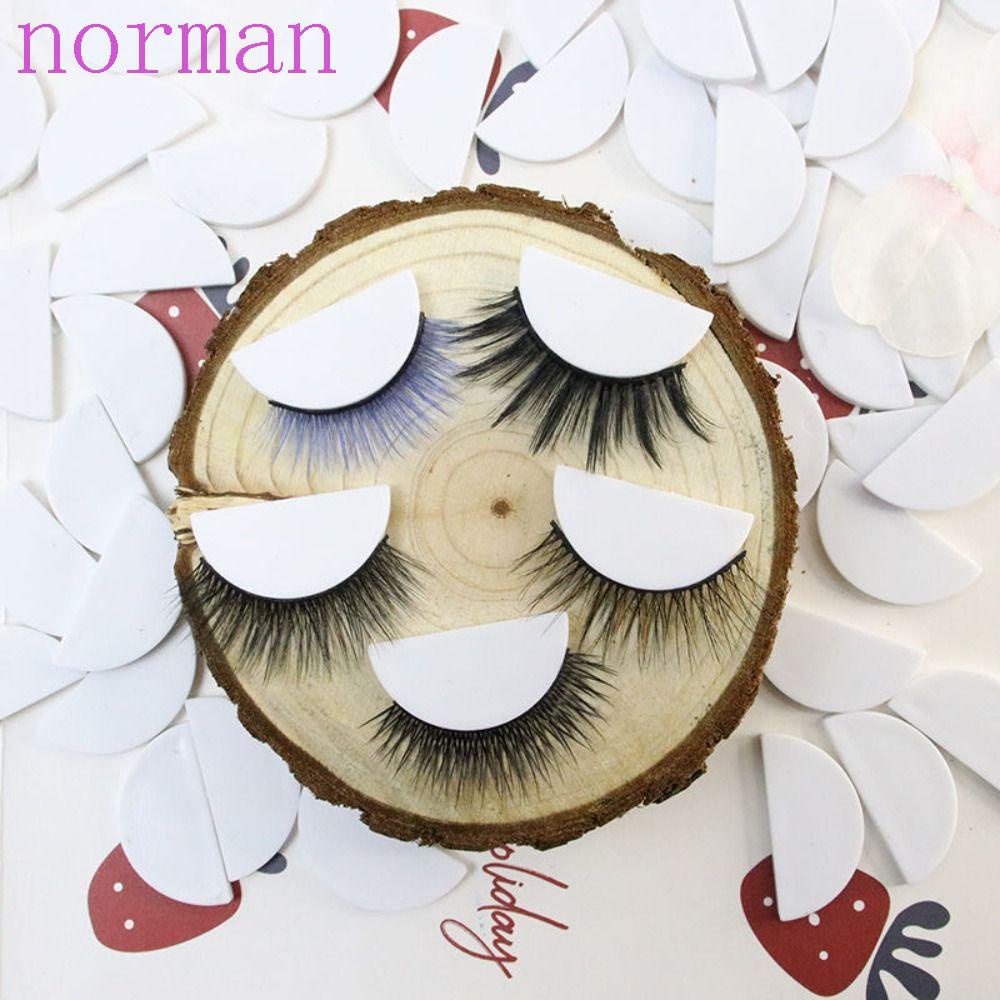 Norman Set 10 Khay Trưng Bày Lông Mi Giả Hình Bán Nguyệt Cho Người Mới Bắt Đầu