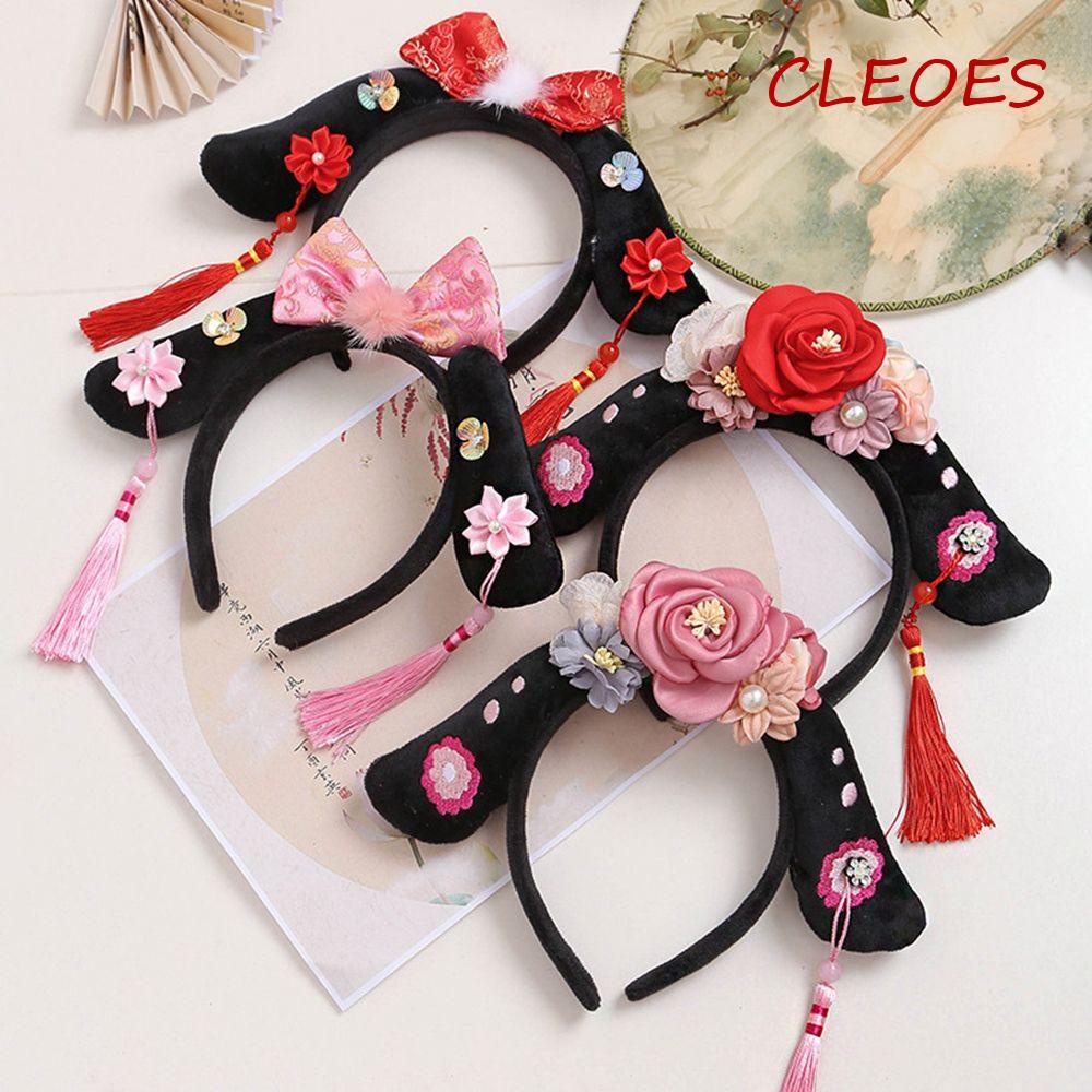 Trâm Cài Tóc Đính Nơ Tua Rua Phong Cách Trung Hoa Cổ Điển Cho Bé Gái