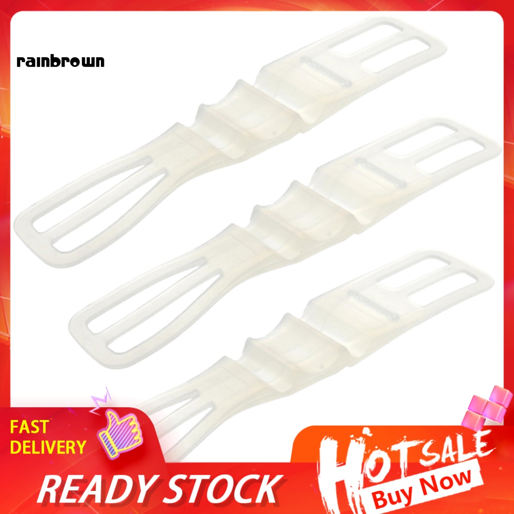 Bộ 3 Dây Đai Co Giãn Cố Định Điện Thoại Màu Trơn Chống Mài Mòn Đa Năng Cho Xe Đạp Leo Núi