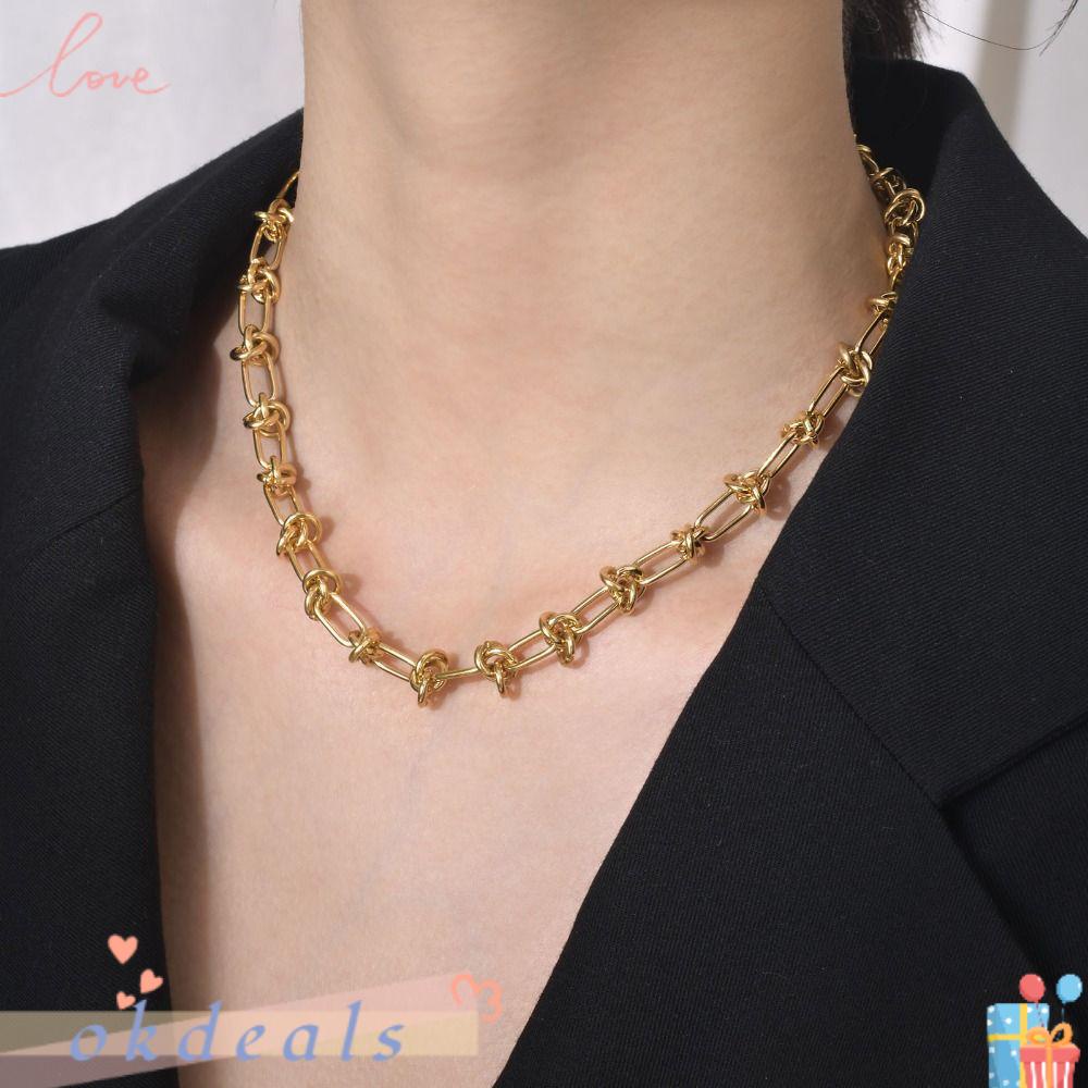 Vòng cổ Thắt Nút Xoắn Thời Trang Cho Nữ