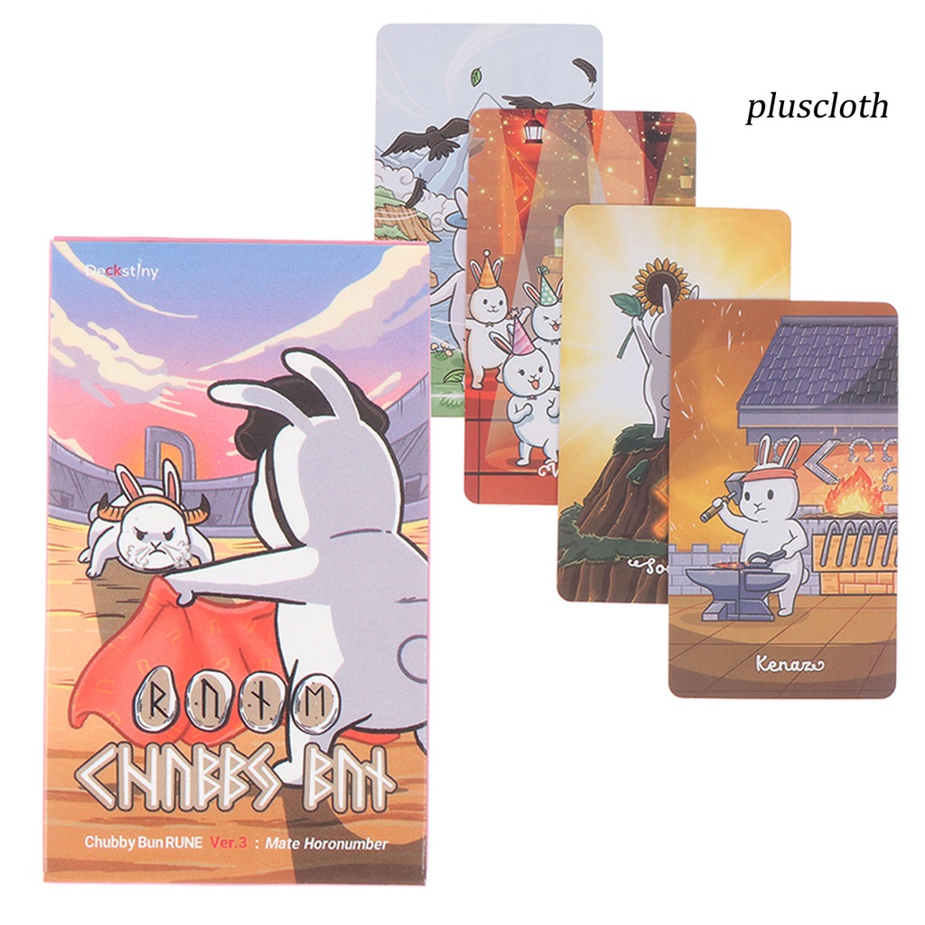 1 Bộ Bài Tarot Bằng Tiếng Anh Chubby Bun Bí Ẩn Vui Nhộn