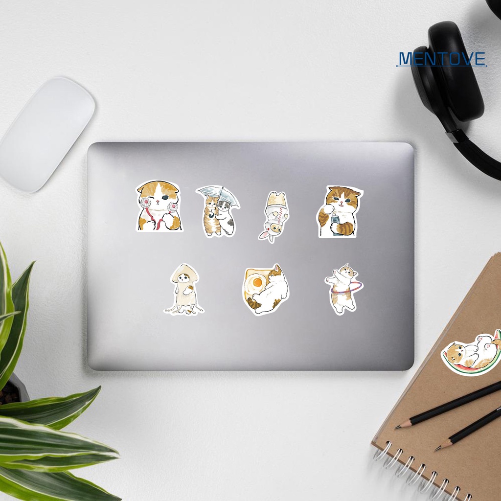 Set 64 Miếng Dán Hoạt Hình Graffiti Tự Dính Chống Thấm Nước Đa Năng