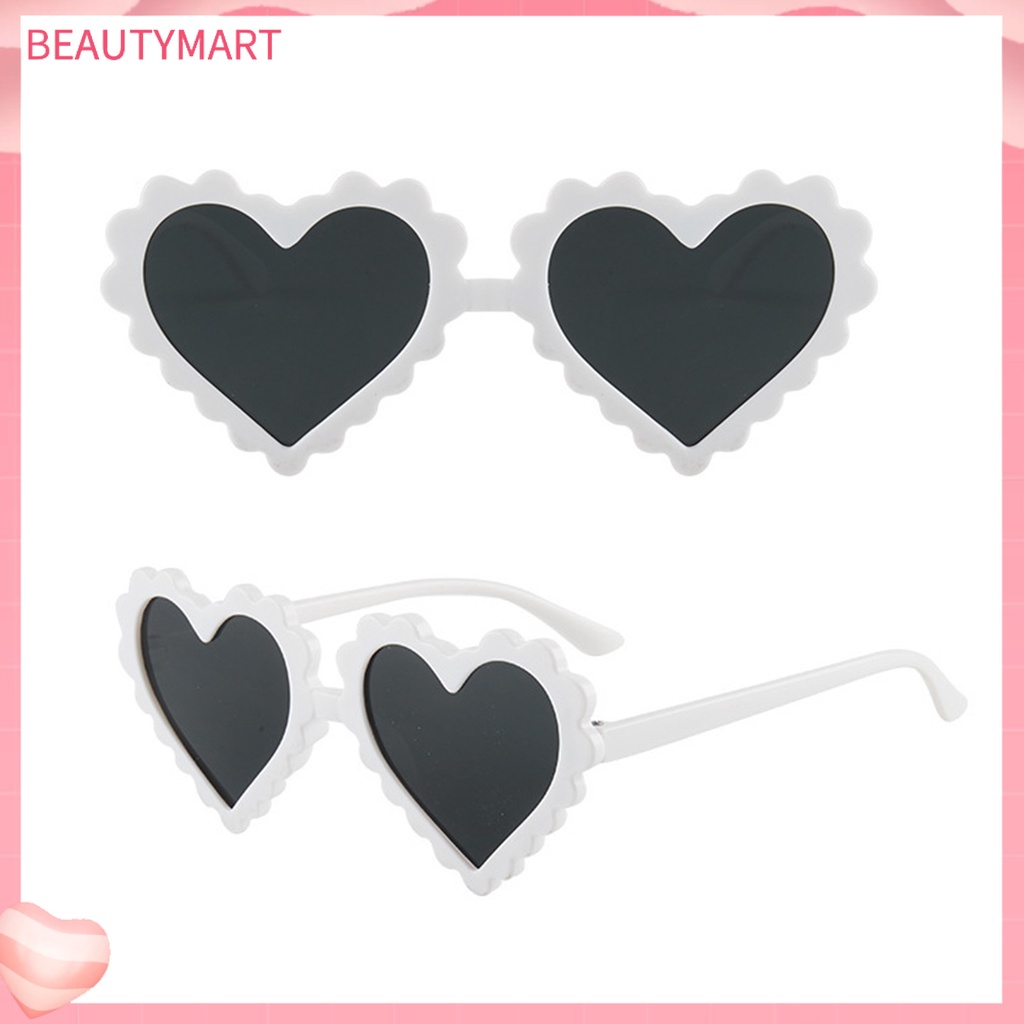 Kính Mát Hình Trái Tim Hoạt Hình Cá Tính Cho Bé