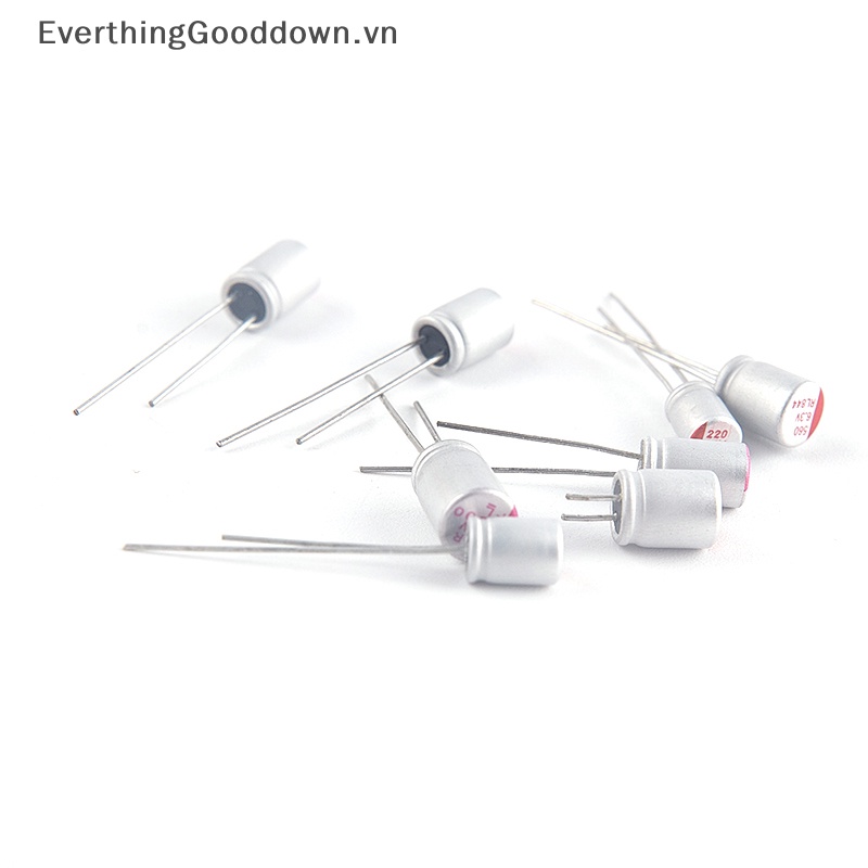 10 Tụ Điện Phân Rắn Thấp ESR 6.3V 220UF 270UF 330UF vn