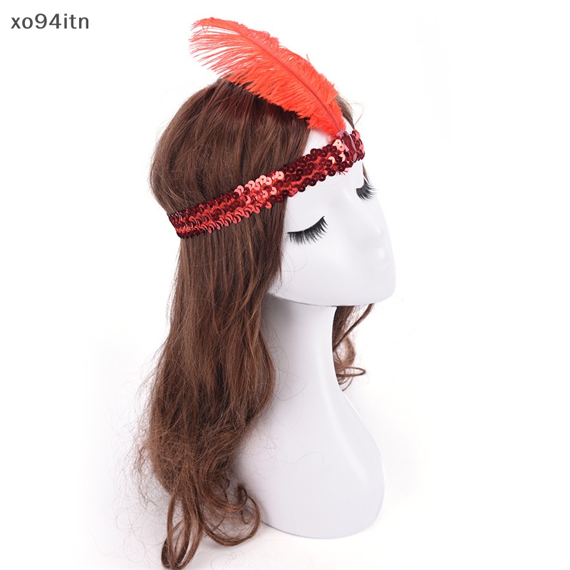 Tn Băng Đô Charleston Đính Kim Sa Nhiều Màu Trơn Hóa Trang Cho Nữ