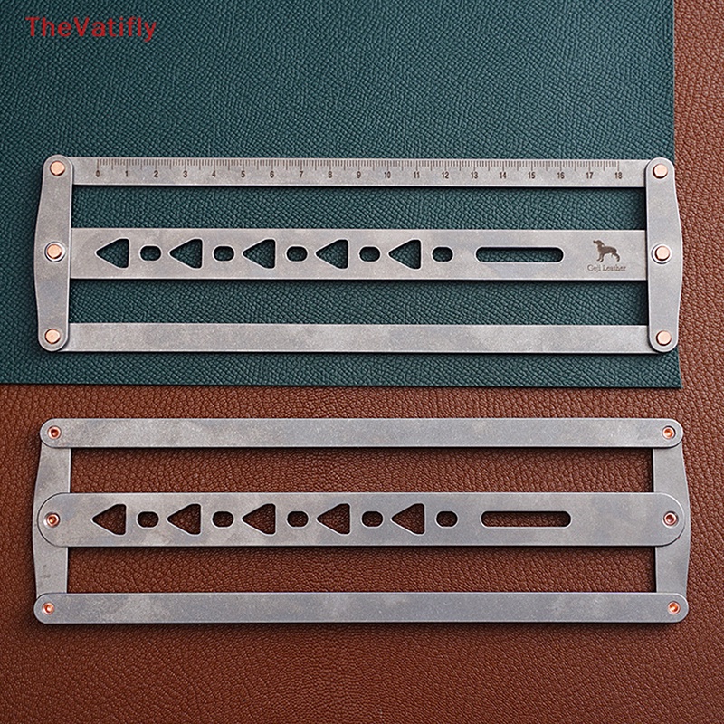 Thước Đo Cố Định Thắt Lưng Da Thủ Công Chuyên Nghiệp Tùy Chỉnh 18-48MM