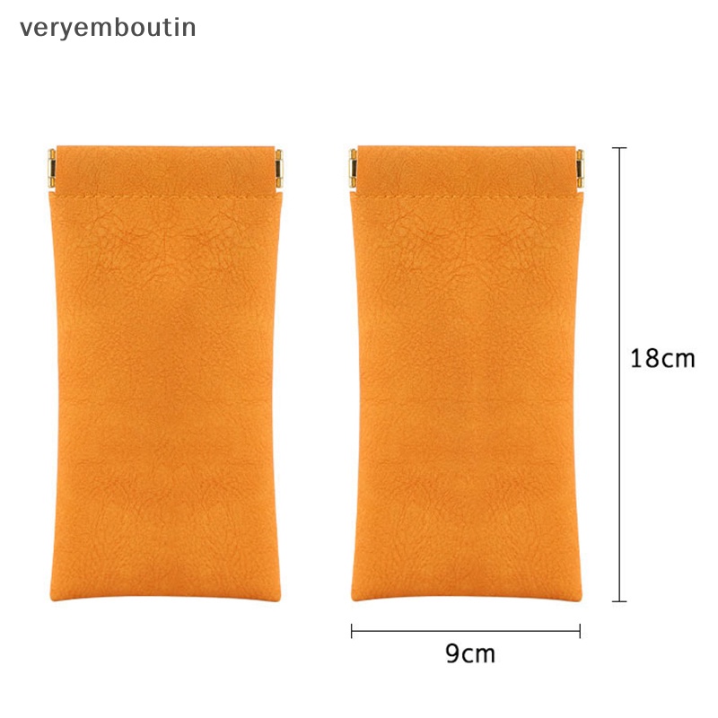 Túi Da Đựng Mắt Kính Tự Động Đóng Kín Tiện Dụng Cho Văn Phòng