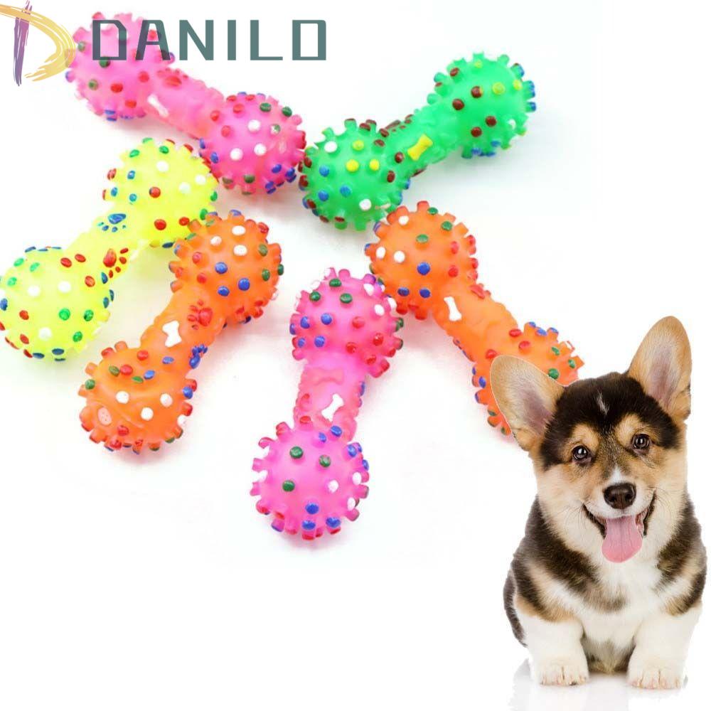 Danilo Đồ Chơi Nhai Gặm Họa Tiết Chấm Bi Màu Sắc Ngẫu Nhiên Cỡ Nhỏ / Trung Bình / Nhỏ Làm Sạch Răng