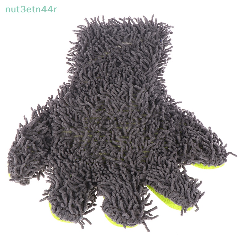 1x làm sạch Găng tay xe bọt biển Mitt microfiber nội thất bên ngoài chăm sóc rửa công cụ cửa hàng
