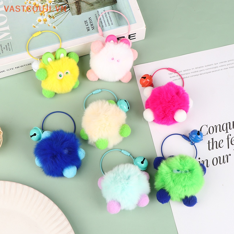 Móc Khóa Hình VASTJI 2023 Phủ Lông Nhiều Màu Sắc Đáng Yêu