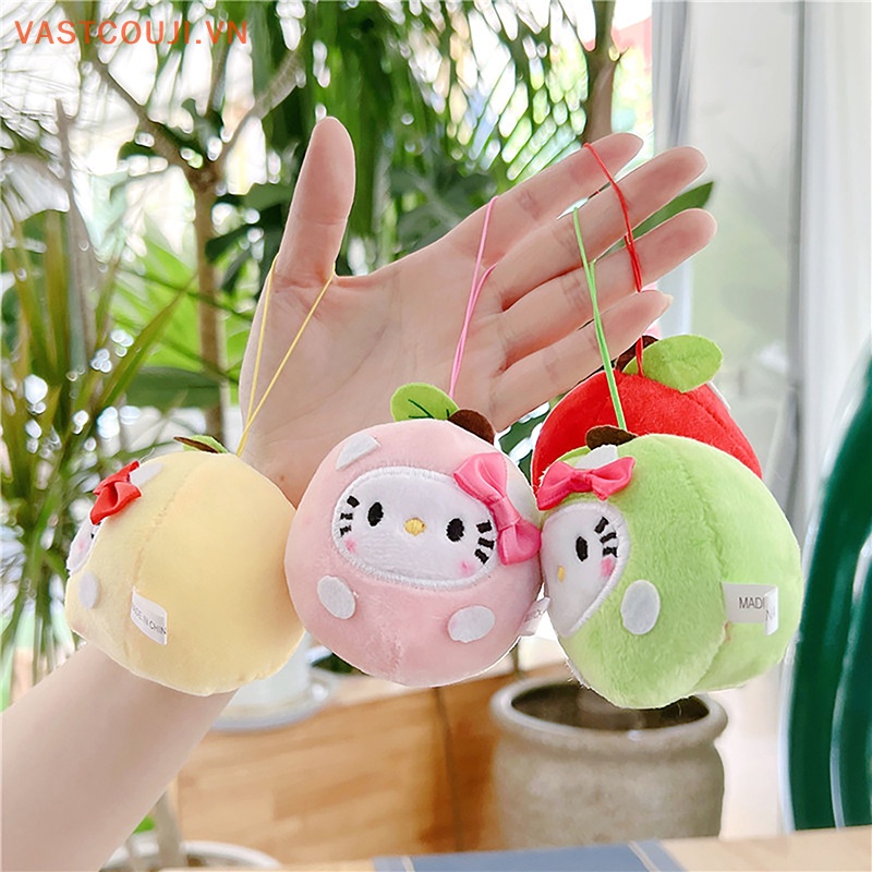 Móc Khóa Hình Mèo Nhồi Bông Dễ Thương