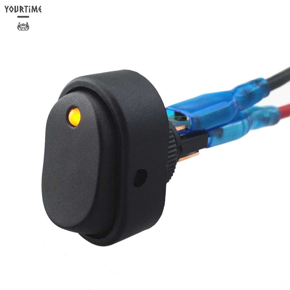 Set 4 Công Tắc Bật / Tắt Đèn LED 12V 30A 30A Cho Tàu Thuyền