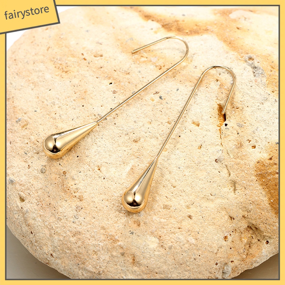 Bông Tai Hình Giọt Nước Thời Trang Dành Cho Nữ Charms