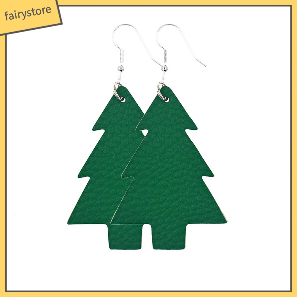 2 Đôi Bông Tai Hình Cây Thông Giáng Sinh Thời Trang Dành Cho Nữ