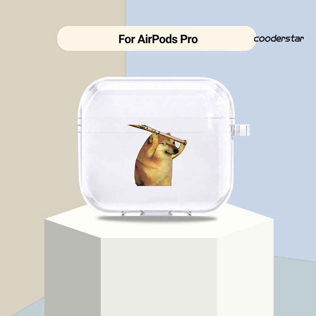 Vỏ Bảo Vệ Hộp Sạc Tai Nghe AirPods 1 / 2 / 3 / Pro Không Dây Chống Trầy Xước / Thấm Nước Họa Tiết Chú Chó Dễ Thương