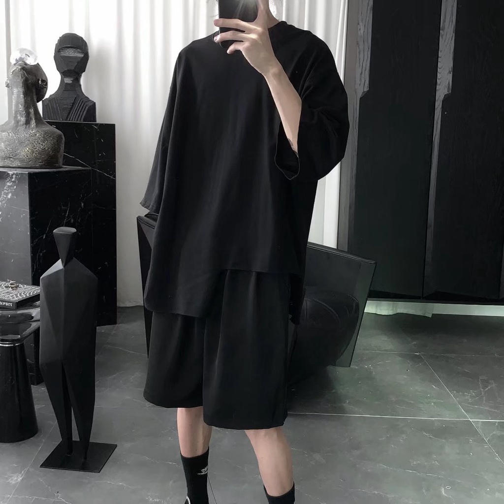 Áo Thun Tay Ngắn Dáng Rộng Thời Trang Mùa Hè Cho Nam