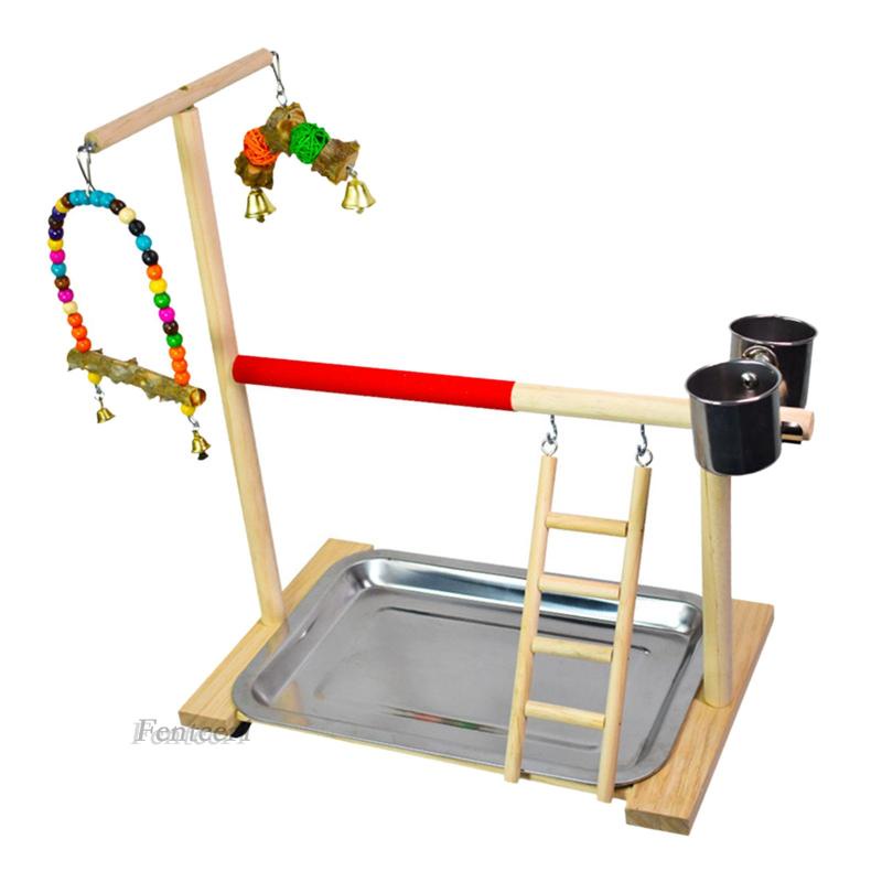 Giá Đỡ Đứng Bằng Gỗ Tiện Dụng Cho Vẹt / Macaws 1