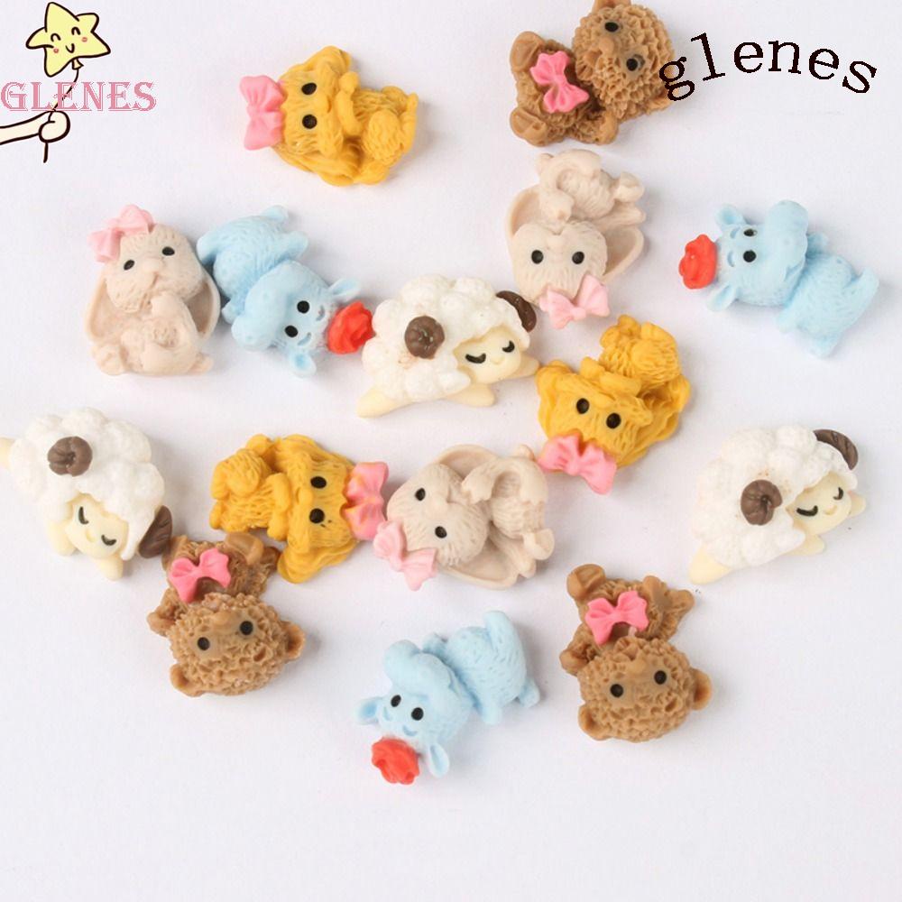 Glees Phụ Kiện Trang Trí Điện Thoại / Trang Sức / Trang Trí Móng Tay Hình Gấu / Cừu DIY
