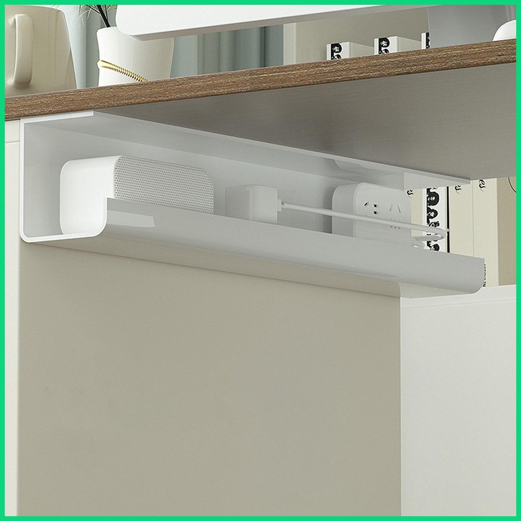 Giá Treo Dây Cáp Dưới Bàn 15in Không Để Lại Dấu Vết jiwvn