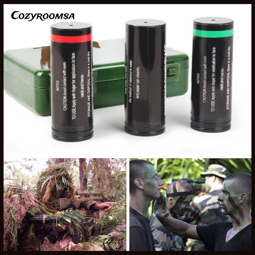 Hộp 3 Thỏi Màu Vẽ Mặt Chống Nước Tiện Dụng