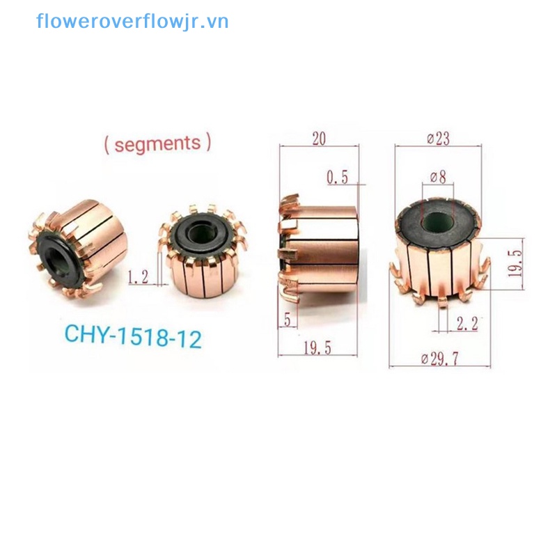 12 Mô Tơ Điện Cung Cấp Móc Bằng Đồng 8 * 23 * 19.5mm CHY-1518-12