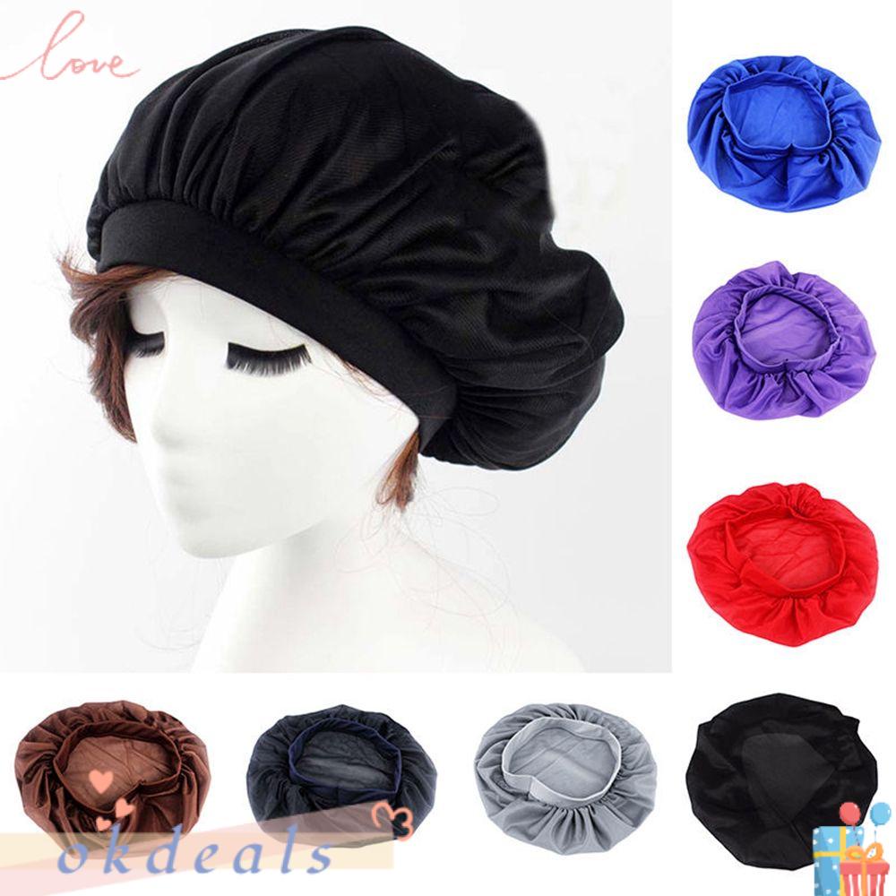 Mũ Trùm Đầu Bằng Lụa Satin Chăm Sóc Tóc Thời Trang Cho Nữ