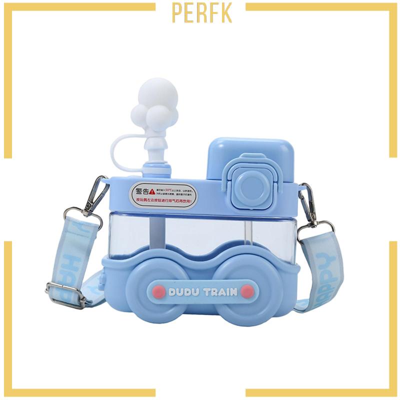 Bình Nước Di Động Dễ Thương Có Dây Đeo Vai Tùy Chỉnh Cho Bé