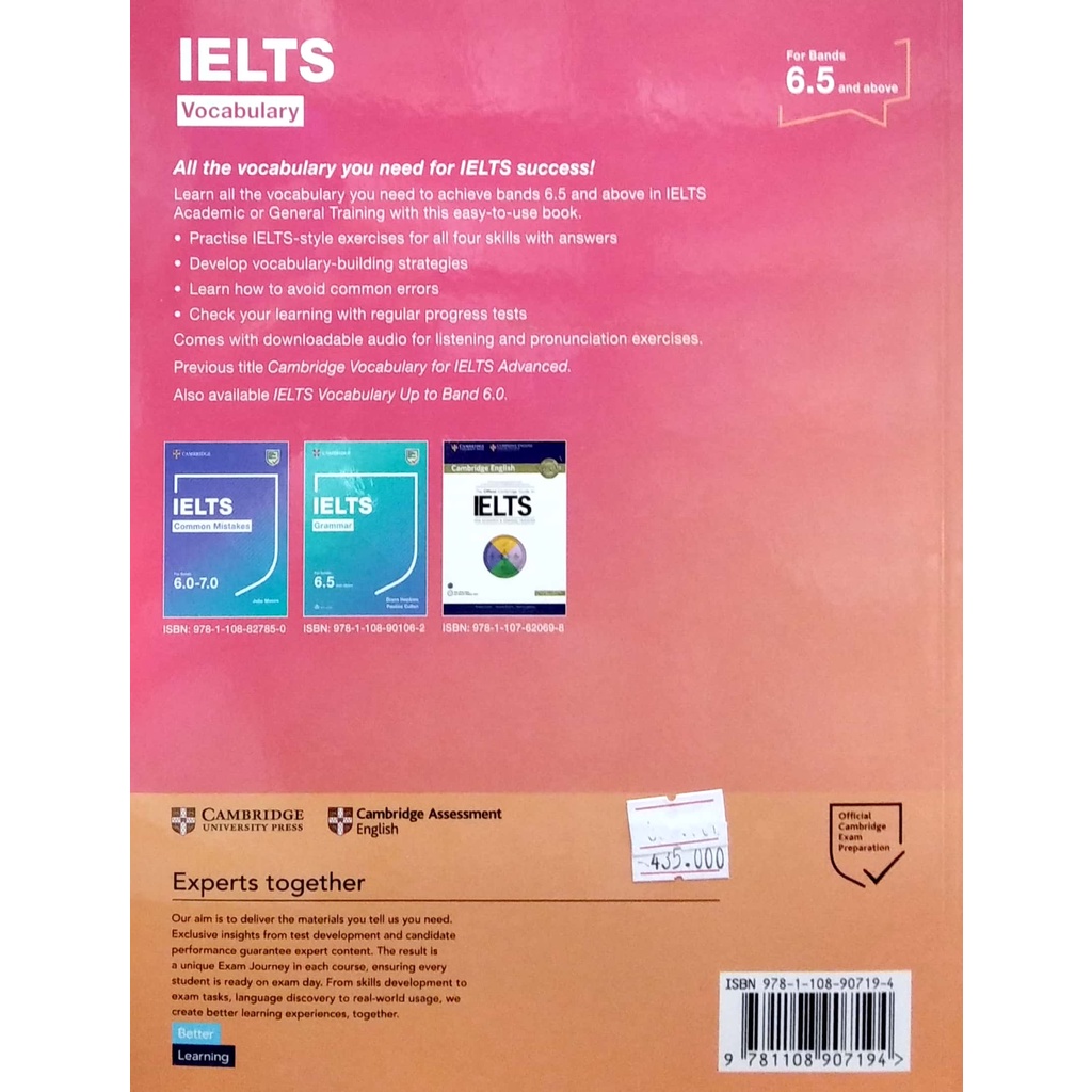 IELTS Vocabulary For Bands 6.5 And Above With Answers And Downloadable Audio
