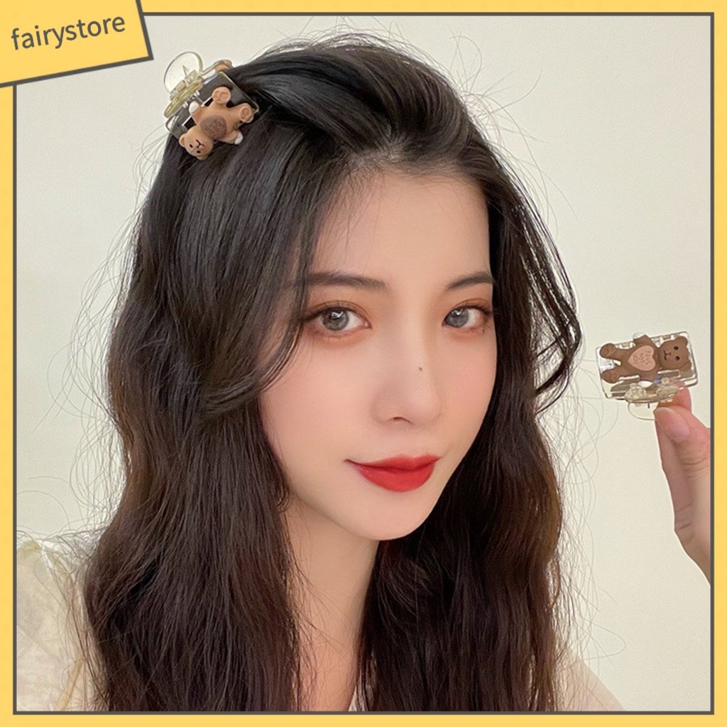 Kẹp Tóc Đuôi Ngựa Cỡ Nhỏ Màu Trong Suốt Dễ Thương