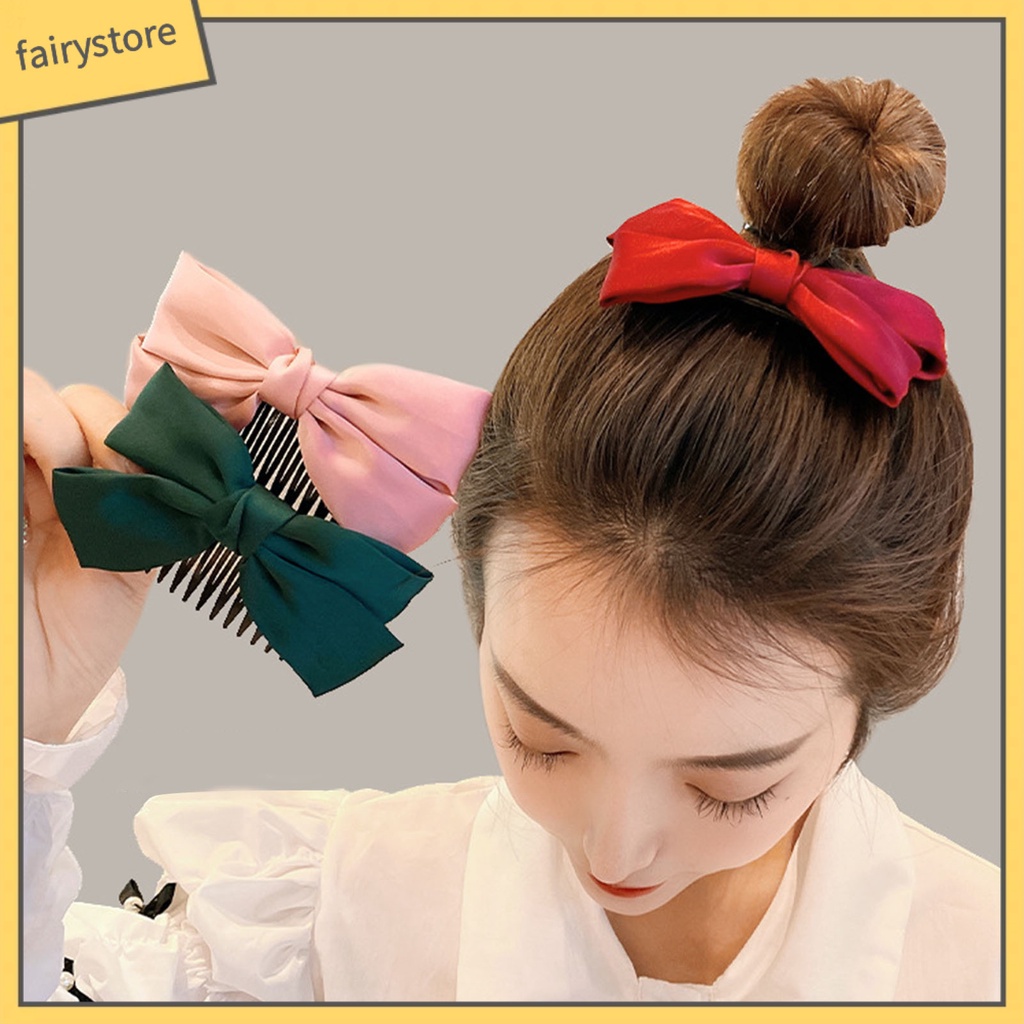 Lược Kẹp Tóc Bằng Acrylic Chống Trượt Không Phai Màu Sắc Sống Động Cho Nữ