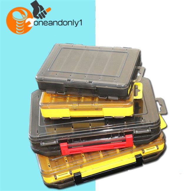 Hộp Đựng Mồi Câu Cá Bằng Nhựa Hai Mặt 12 14