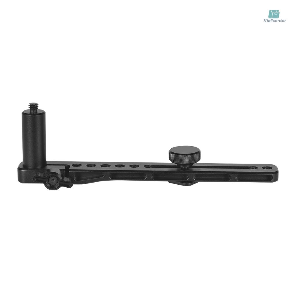 FeiyuTech Aluminium Alloy Pitch Axis Extension Arm Bracket with 1/4 Inch Screw Mount Twist Lock for FeiyuTech AK Series AK4000 AK2000 Stabilizer Accessory for Video Light Microphone Monitor