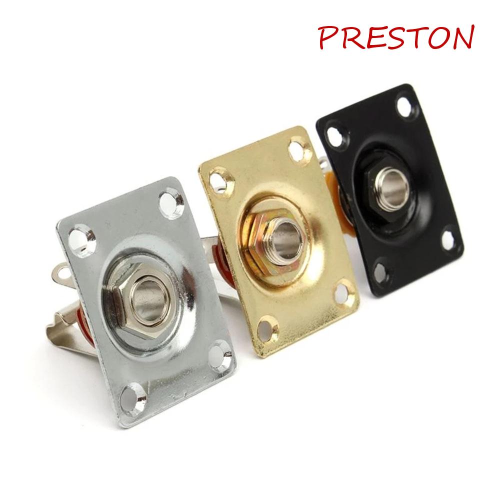 Ổ Cắm Đầu Ra 1 / 4 (6.35mm) Bằng Kim Loại Thay Thế Cho Đàn Guitar Điện + Ốc Vít