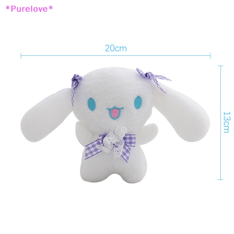 SANRIO Móc Khóa Hình Cinnamoroll Kuromi Nhồi Bông Đáng Yêu Mềm Mại Mới