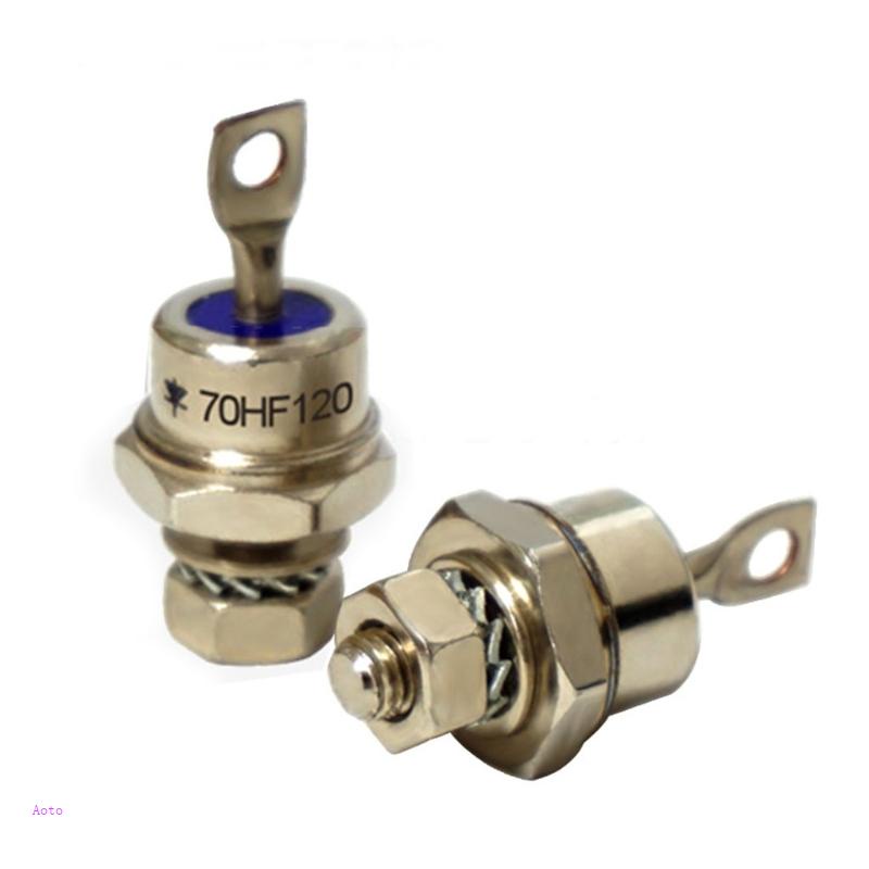 Bộ Chỉnh Lưu Xoắn Ốc AOTO 70Hw120 1200V 70A 70Hr120 Thay Thế Chuyên Dụng Dành Cho Pin Char