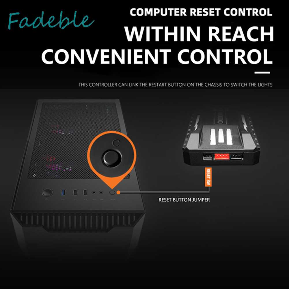 Bộ Điều Khiển CoolMoon ARGB 4 Pin PWM 5V 3 Pin Cho Vỏ Khung Gầm PC